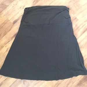 Black cotton skirt